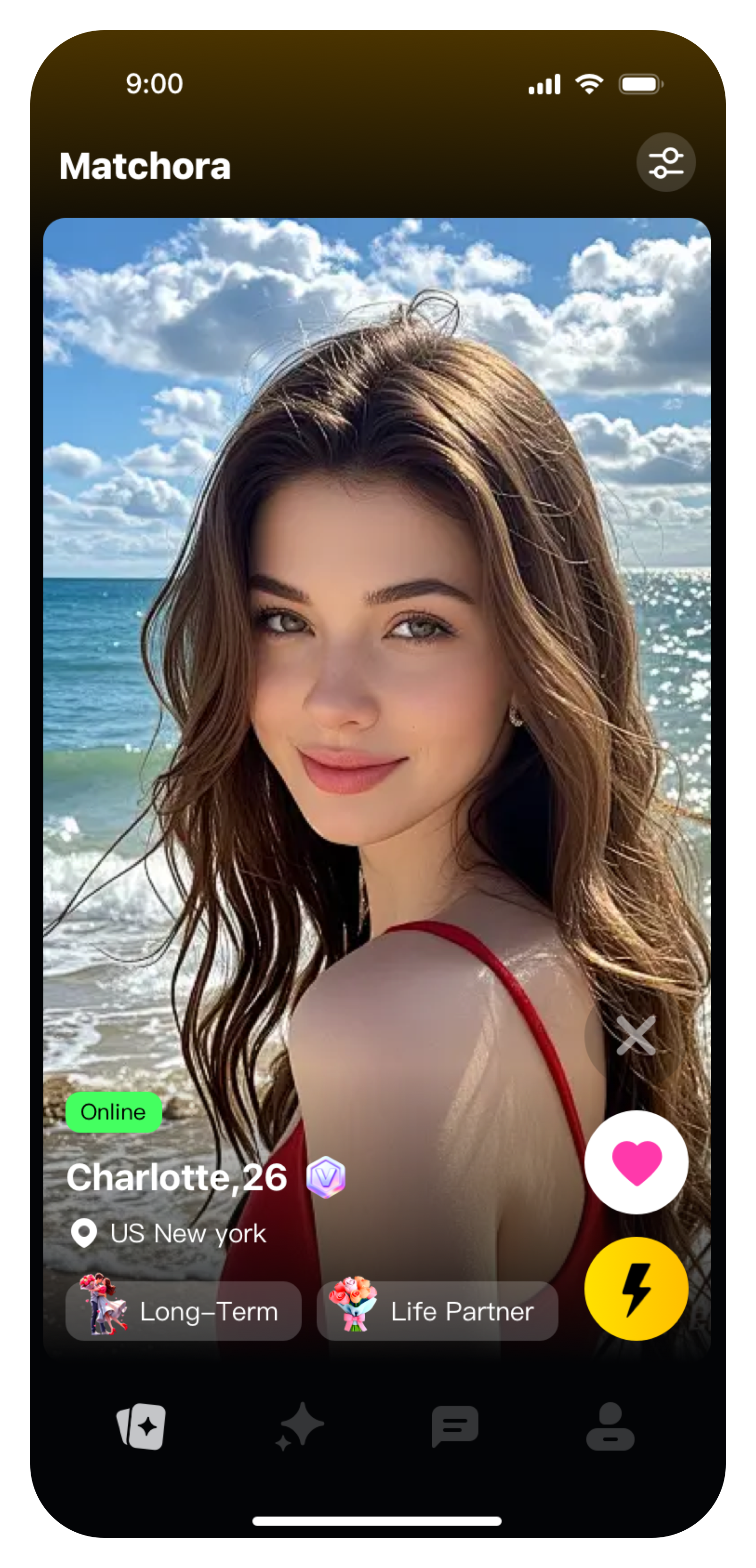 Matchora app preview