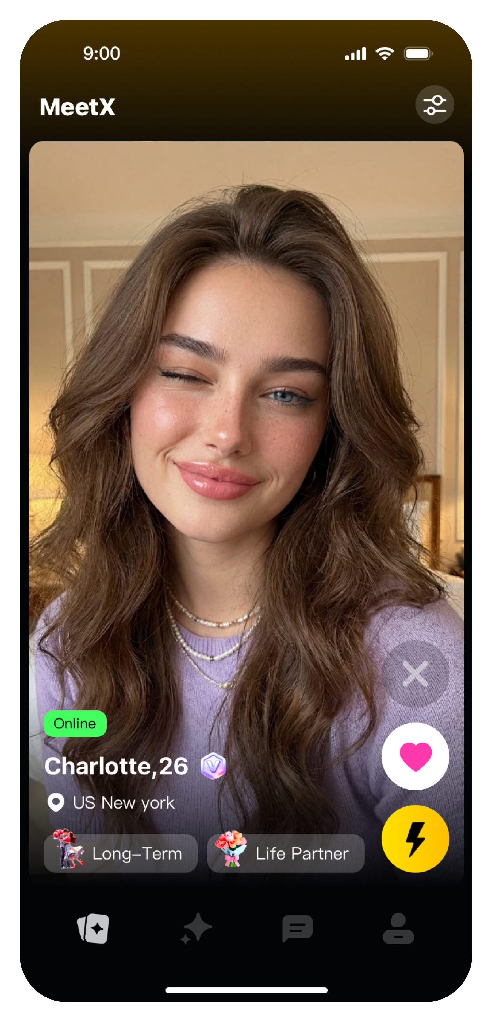 MeetX app preview